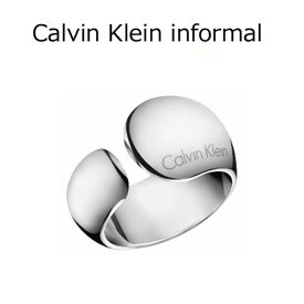 （あす楽）Calvin Klein カルバンクライン　インフォーマル アクセサリー リング　レディー　11号サイズ　KJ6GMR0001　シルバーカラー　Calvin Klein informal どんなスタイリングにもマッチするボリューム感　プレゼント【サイズ交換は不可!!】