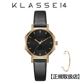 KLASSE14 (クラス14) 腕時計 OKTO ROSEGOLD Black 28mm [ブレスレット付き] ローズオールド レザー レディース OK18RG005S 【楽ギフ_包装】【楽ギフ_のし】【プレゼント】