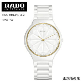 (あす楽)【RADO】ラドー　腕時計 TRUE THINLINE GEM R27007702 自動巻　39mm　82g クォーツ プレシャスストーン （国内正規販売店）※5年間保証
