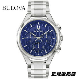 [ブローバ]BULOVA 腕時計 メンズ カーブ CURV クロノグラフ 96A302 [正規輸入品] 【送料無料】（正規3年保証）