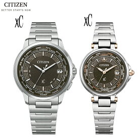 （あす楽）CITIZEN クロスシー×クロスシーペアウォッチ CB1020-62H(世界限定1,800本) EC1010-65H(世界限定1,800本) ソーラー 電波 腕時計 メンズ レディース　 【ギフト包装】【名入れ】【送料無料】MY CITIZEN登録でメーカー2年間保証