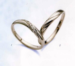 【楽天市場】LANVIN (ランバン指輪) La vie en bleu 結婚指輪 マリッジ リング ダイヤモンド入り(左側） 【送料無料