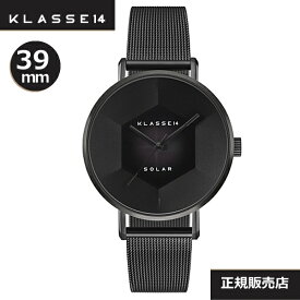 （あす楽）クラス14　Klasse14 腕時計　ソーラー時計　WVS22BK002M Volare Solar Darkness with Black Mesh Strap 39mm【正規輸入品】 【楽ギフ_包装】【楽ギフ_のし】【楽ギフ_のし宛書】メンズ