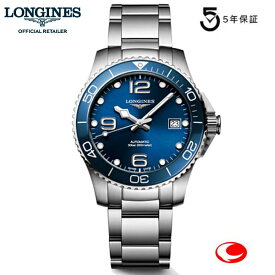 【ご購入特典あります。】ロンジン 腕時計 ハイドロコンクエスト　39mm　30気圧防水 L3.780.4.96.6 正規品 （信頼の2年保証付）　-ロンジン公式サイト登録/正規販売店- L37804966 【送料無料】【名入れ】