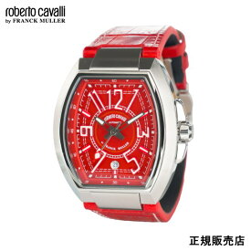 (あす楽) ロベルトカヴァリ バイ フランクミュラー roberto cavalli by FRANCK MULLER メンズ 腕時計 　自動巻 RV1G207L0071 レッドラバーベルト【送料無料】【父の日】【プレゼント】【ギフト】【包装】