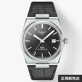 【TISSOT】ティソ 腕時計 PRX ピーアールエックス 　ブラック文字盤　パワーマティック80 T137.407.16.051.00（国内正規販売店）T1374071605100【送料無料】【ギフト】