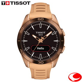 【TISSOT】ティソ メンズ ユニセックス 腕時計 T-TOUCH CONNECT SPORTS コネクトスポーツ T153.420.47.051.05 チタンケース オレンジ 43ミリ GPS搭載 心拍計測 AMOLED 長時間バッテリー ユニセックス メンズ レディース（国内正規販売店）