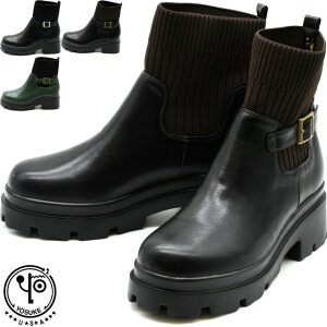 【 返品無料 交換無料 】 ヨースケ YOSUKE ニットブーツ ショートブーツ レディース 全4色 S-LL 4320060 セール