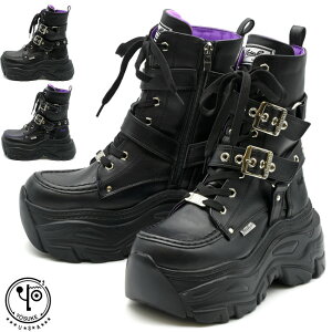 【 返品無料 交換無料 】 【 ショップ袋プレゼント 】 ヨースケ YOSUKE スニーカーブーツ 厚底ブーツ ショートブーツ レースアップブーツ メンズ 26 27 黒 4468027