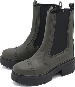 【2BUYクーポン対象】【特典キズ補修液付】 ヨースケ YOSUKE 厚底 サイドゴアブーツ メンズ ショートブーツ 防滑ソール 軽量 6cm ヒール