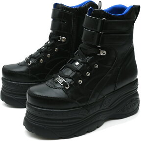 ヨースケ公式キズ補修液付 直営限定 YOSUKE 厚底スニーカー メンズ ハイカット 9cm厚底フラットソール