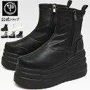 ヨースケ公式キズ補修液付 YOSUKE 厚底 ストレッチブーツ 厚底スニーカー レディース ハイカット 歩きやすい 9cm厚底ソール 靴