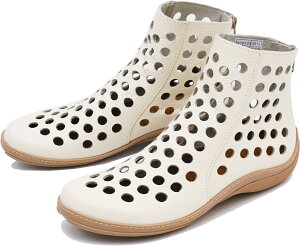 ヨースケ公式キズ補修液付 YOSUKE レザースニーカー レディース パンチングレザー 春ブーツ ショートブーツ 本革 日本製 軽量 フラットソール