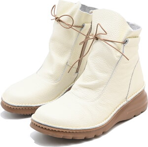 ヨースケ公式キズ補修液付 YOSUKE ルーズブーツ ショートブーツ レディース 本革 レザー 日本製 5.5cm 軽量 ウエッジソール