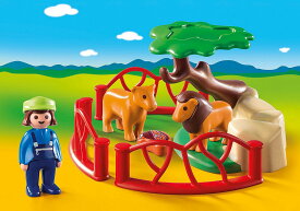 【新品】プレイモービルPlaymobil プレモ1・2・3 ライオンの檻 09378　ドイツ生まれの知育玩具　プレイモビル