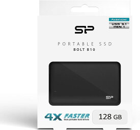 【新品】USB3.1外付けポータブルSSD SP128GBPSDB10SBK 128GB 　SILICON SSD POWER【大特価】対応デバイス ：ノートパソコン シリコンパワー