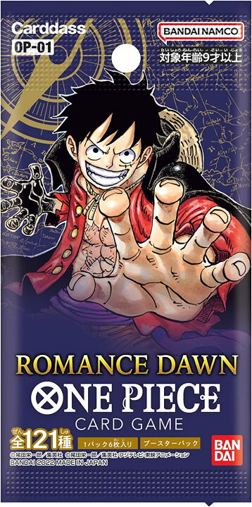楽天市場】【送料無料】ONEPIECEカードゲームROMANCEDAWN 1パック（6枚 