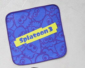 【送料無料】【未開封】スプラトゥーン3　一番くじF賞　デザインタオル　サイズ：約25×25センチ【代金引換不可】Nintendo　全7種のうち1種　ハンカチ
