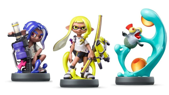 楽天市場】【新品】amiiboアミーボトリプルセット インクリング 