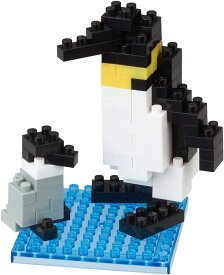 【送料無料】ナノブロックnanoblock NBC_001R 10周年記年皇帝ペンギン【90ピース】【代金引換不可】【郵便】サイズ（mm)：H57×W35×D40　カワダ