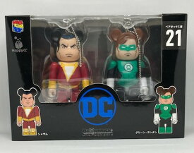 【送料無料】DC　BE@RBRICK　Happyくじ　ペアボックス賞【全7種のうち1種】　シャザム＆グリーン・ランタンサイズ : 全高約7センチ　ベアブリック