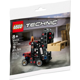 【送料無料】LEGOTECHNIC 30655 Forklift with Pallet　レゴテクニック　フォークリフト【78ピース】【ポリ袋】【代金引換不可】【郵便】
