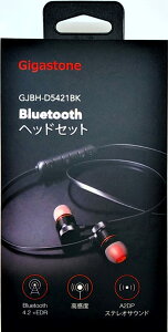 �y���������z�y�V�i�zGigastone BLUETOOTH�w�b�h�Z�b�g GJBH-D5421BK�@�u���b�N