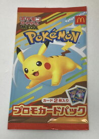 【送料無料】ポケモンカードゲーム MEGA プロモカードパック 　1パック【1パック/2枚入】【代金引換不可】【未開封】【ゆうパケット】【非売品】マクドナルド