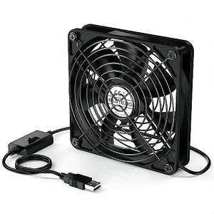 12cm ELUTENG pt@  É ʎ PCt@ 3iK USB Fan N[[ ^  5V 1500RPM  Xbox PS Q[@ [^[ p Ή @ TCg 7H ȃGl
