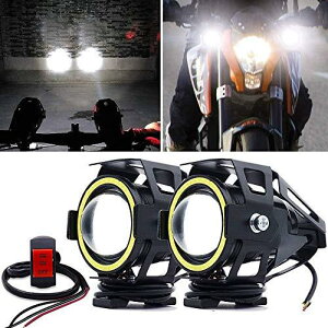 X-STYLE U7 oCNp LED tHOv 4[hؑ CJO/Hi/Lo/Xg{ vWFN^[ 12V~80V ėp IP67h zCg XCb`t 2Zbg