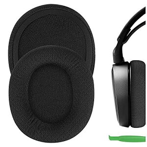Geekria �C���[�p�b�h QuickFit �݊��� �p�b�h SteelSerries Arctis Prime, Arctis PRO, Arctis 9X, Arctis 7, Arctis 5, Arctis 3 �w�b�h�z���ɑΉ� �p�b�h �C���[/�C���[�J�b�v (���b�V���t�@�u���b�N/�u���b�N)