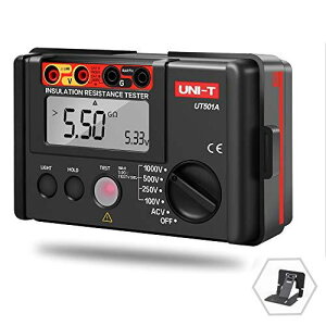 UNI-T fW^K[ ≏eX^[ ≏Rv LCDobNCg 100V/250V/500V/1000V UT501A