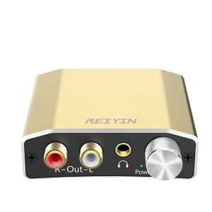 REIYIN DA-01 \192kHz 24bit DAC fW^()AiO(RCA) Toslink/Coaxial  RCA/AUX I[fBI̕ϊEDARo[^[EwbhAvE3.5mmWbN ʃ{[t P[u