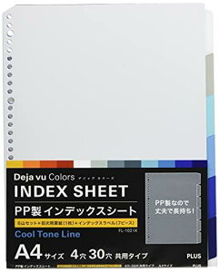 �v���X �C���f�b�N�X�V�[�g PP�� 4�E30�� A4�c �f�W���� 89-428 �N�[���g�[��