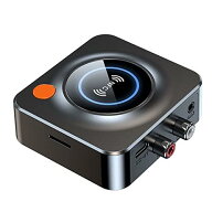 eppfun AK3040R Bluetooth 5.3 オーディオレシーバー、NFC + 3.5mm AUX/RCA/TFカードスロッ ト ブルート…