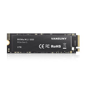 Vansuny SSD 1TB PCle 3.0×4 NVMe M.2 SSD 3D NAND NVMe M.2 2280 \bh Xe[g hCu PCIe SSD 荂 PC ƃbvgbvp