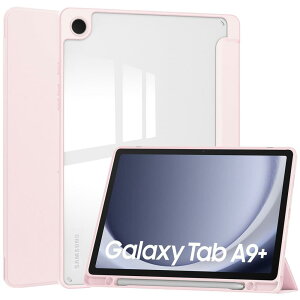 Galaxy Tab A9+ 11C` P[X wʓ NA S Pen [ [dΉ I[gX[v 3܂X^h Android ^ubg MNV[ Tab A9 Plus Jo[  ϏՌ y (Tab A9+, sN)
