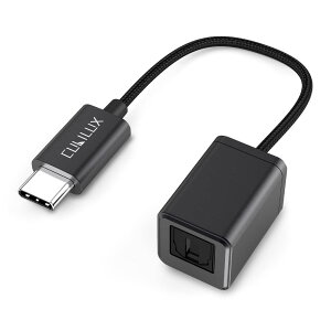 Cubilux USB C ? SPDIF(TOSLINK) I[fBIϊA_v^AThunderbolt 4/3 -gXNϊA^CvC - Optical hOAiPhone 15+/15 Pro MaxAiPad 10 iPad Pro/Air 5 4/Mini 6AMacBook Mac Pro/Mini iMacASamsung S24/S23/S22/