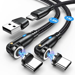 VAFOTON USB Type CP[u PD100WΉ 9Pin }Olbg USB[dP[u y1m+1.8mz 5A}[d f[^] USB-AϊA_v^t PDP[u Book/Pro/Galaxiy/Pxile/phoneType-c@Ή  Ci1m+1.8m