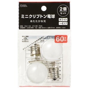 �I�[��(OHM) �d�@ �~�j�N���v�g���d�� E17 60W�` �����@�\�Ή� ���M�d�� �z���C�g 2�Z�b�g LB-PS3554W-2PN 06-0880