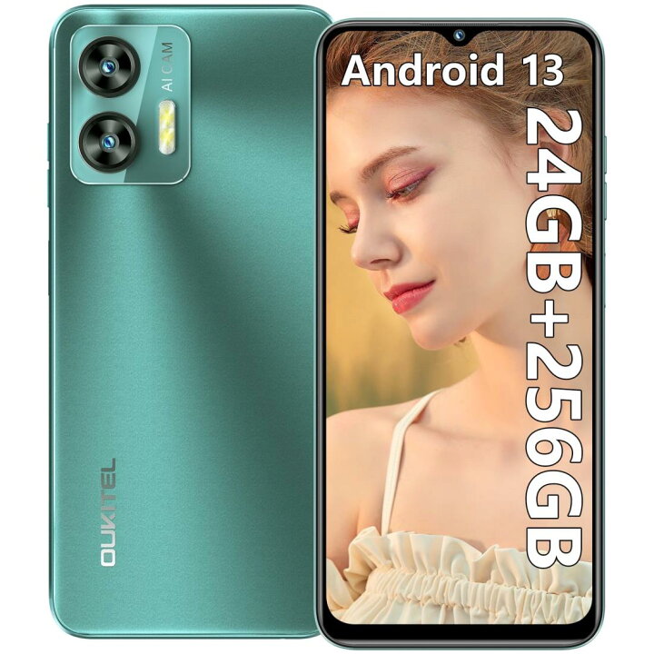 楽天市場】OUKITEL C35 SIMフリースマートフォン 本体 24GB RAM+256GB 