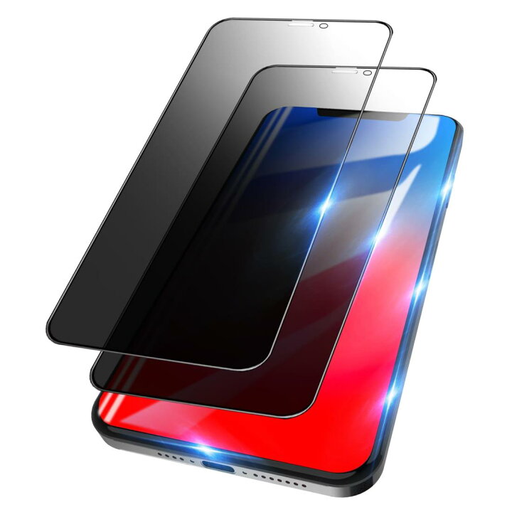 楽天市場】【覗き見防止】 iphone12pro max ガラスフィルム のぞき見 