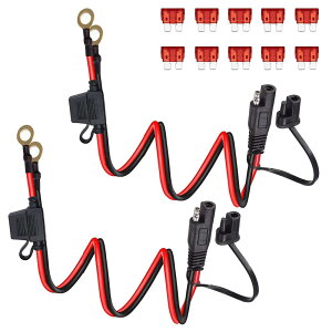 GTIWUNG 22tB[gSAEڑP[u SAE DCA_v^R[h 16AWG SAE n[lX P[u dr ^_[ DIY RlN^ 10Aq[Yobe [[dP[u