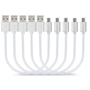 Micro USB P[uZy}[dEf[^]ΉzSamsungANexusALGAMotorolaAAndroid X}[gtHΉ (20cm 5{Zbg, zCg)