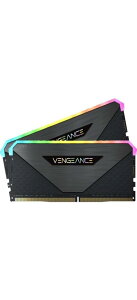 CORSAIR DDR4-16GB 3200MHz CL16 �f�X�N�g�b�vPC�p������ VENGEANCE RGB RT 16GB [8GB×2��] CMN16GX4M2Z3200C16(2021�V���f�� optimized for AMD)