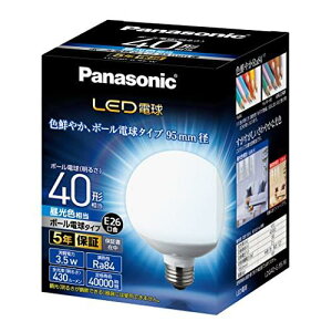 �p�i�\�j�b�N LED�d�� �������a26mm �d��40�`���� �����F����(3.5W) ��ʓd���E�{�[���d���^�C�v 95mm�a ���O���Ή� LDG4DG95W