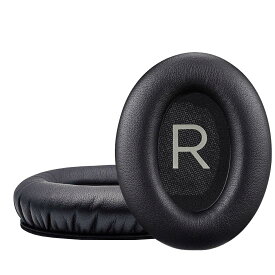 Bose QC45 イヤーパッド交換用 ボーズ ヘッドホン イヤークッション ヘッドホンカバー BO SE Headphones Replacement Ear Pads Cushion Bose QuietComfort 45 headphones - ブラック (Black)