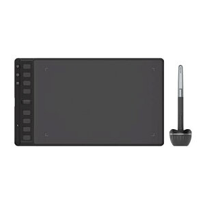 HUION �y���^�u �y���^�u���b�g Inspiroy 2 8.7 x 5.4�C���` �S�ʃA�b�v�O���[�h�̃y��PW110 �ő�24�̃V���[�g�J�b�g�L�[��ݒ�\ �z�C�[���{�^����1���� ��ƌ������啝�Ɍ��� Android Windows MacO