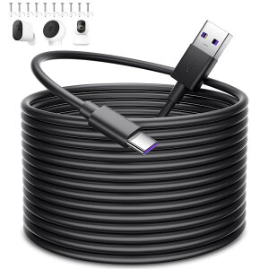 USB Type-CP[u 10M USB A to USBC [dP[u PS5 Rg[ [/hƃJd Mi J 2K/XiaomiX}[gJ C400/EZVIZ/YESKAMO/Nest Cam/PS5/XboxdR[h ^Cvc Aj^[/^ubgȂUSB