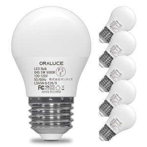 ORALUCE LEDd E26 40W F 5000k 5W 450lm 220xLz F ^d Ή s PSEF 6